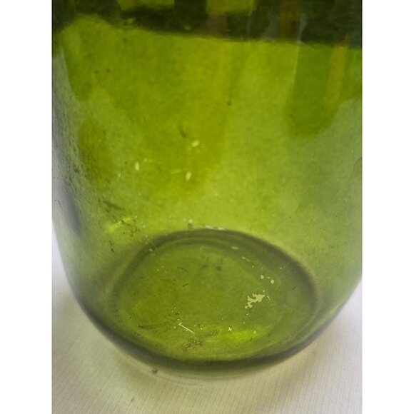 Vintage Green Glass Jar With Wire Handle - Picture 7 of 7